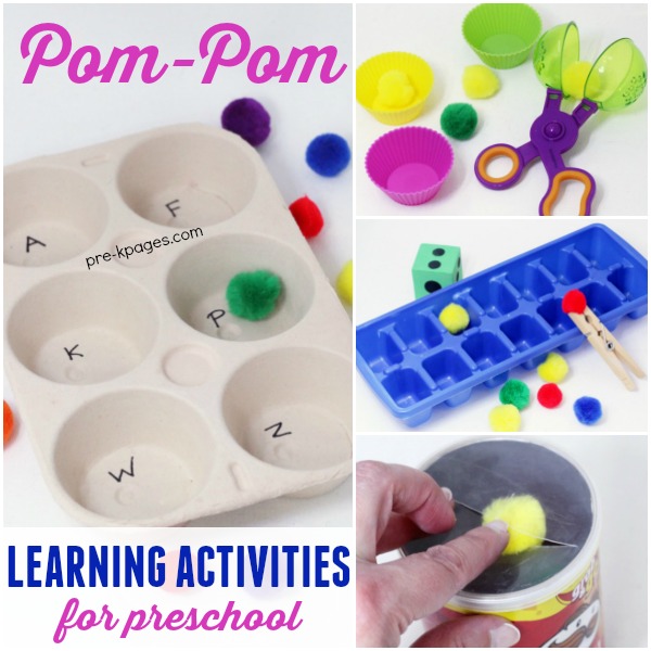Pom Pom Learning Activities for Preschool