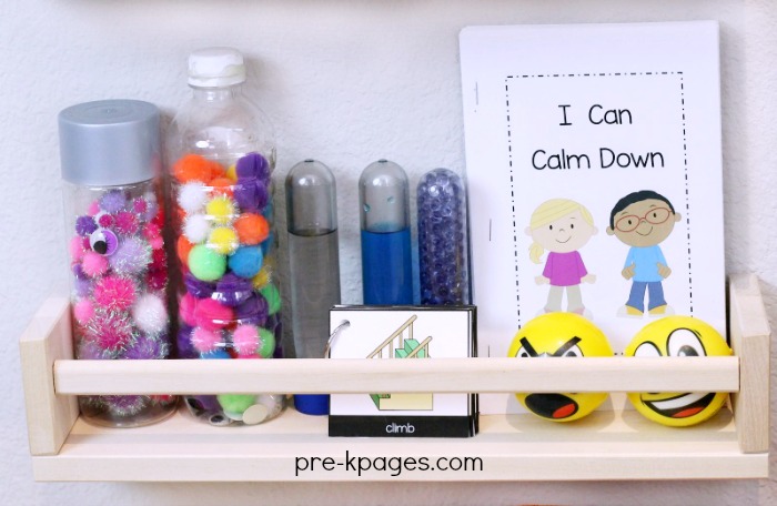 Calm Down Area for Preschool