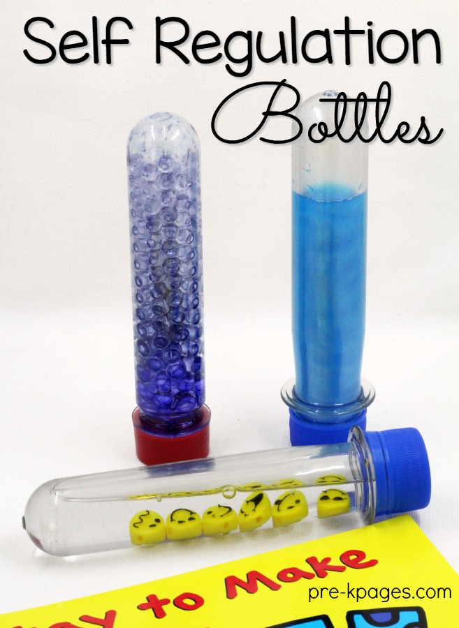 Calm Down Bottles to Teach Self Regulation Skills