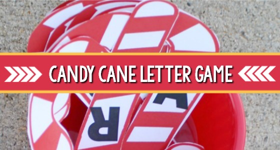 Candy Cane Letter Game