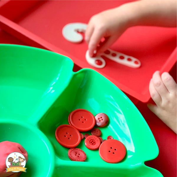 Candy Cane Play Dough