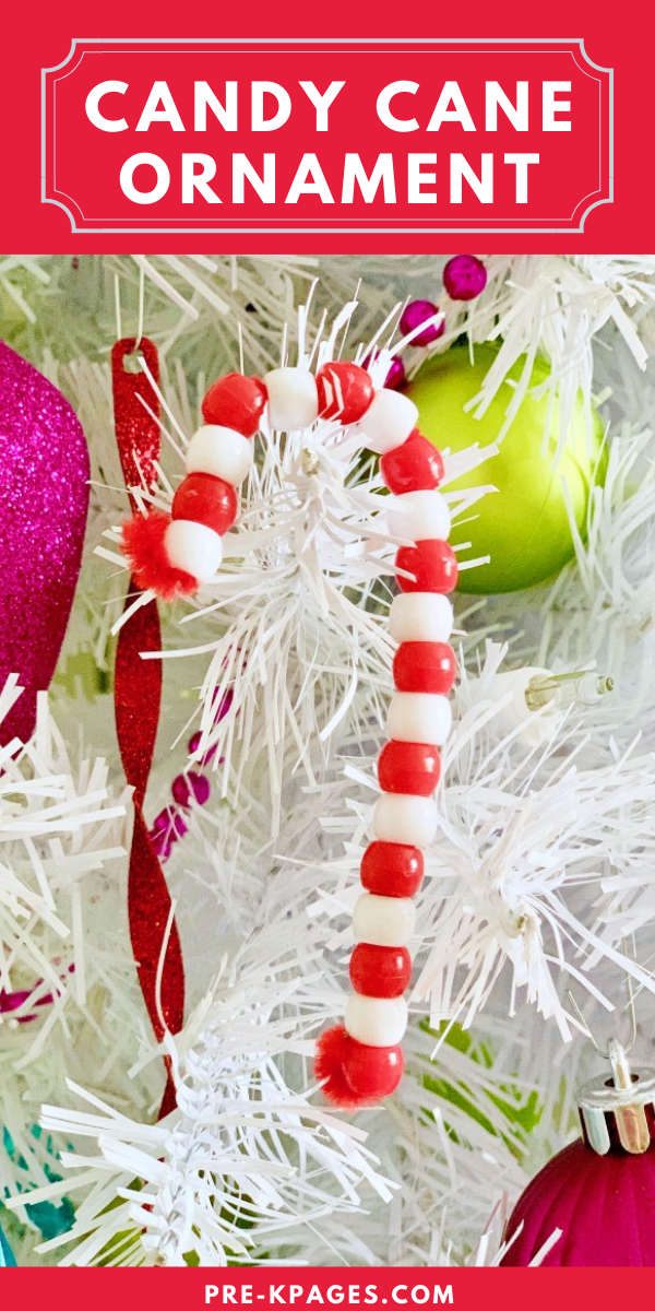 Easy Candy Cane Ornament
