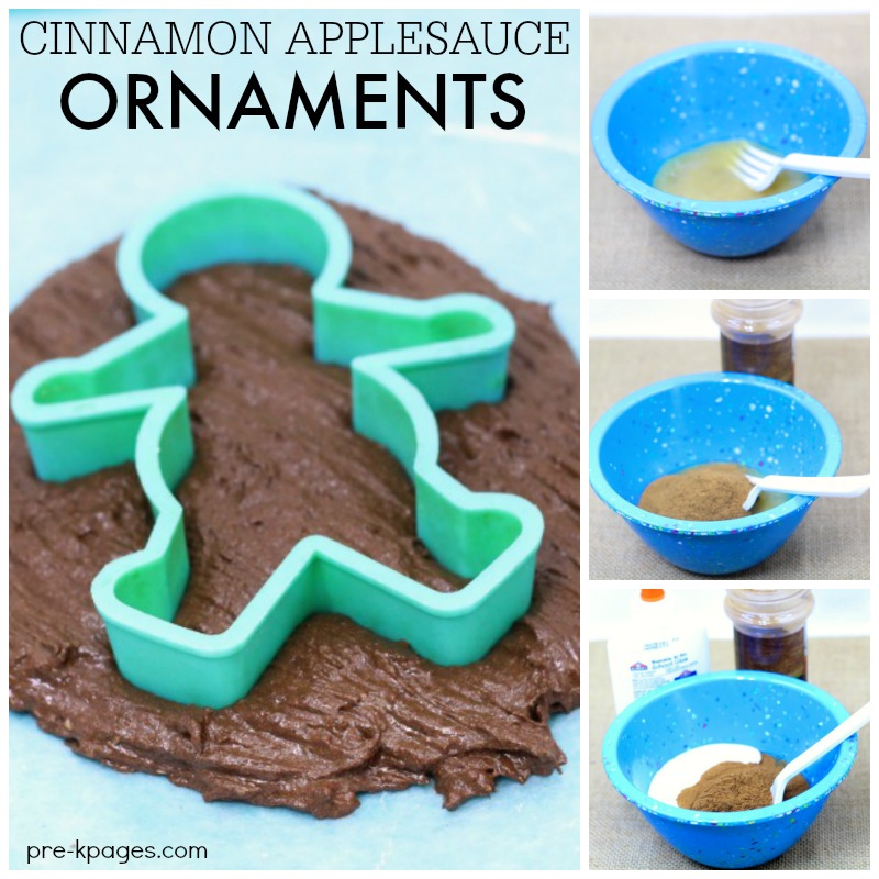 How to Make No Cook Cinnamon Applesauce Ornaments