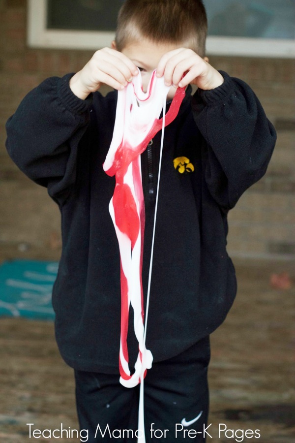 candy cane slime pre-k