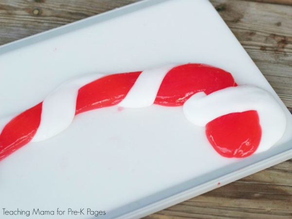 peppermint candy cane slime