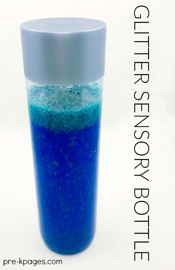 Glitter Sensory Bottle for Preschool