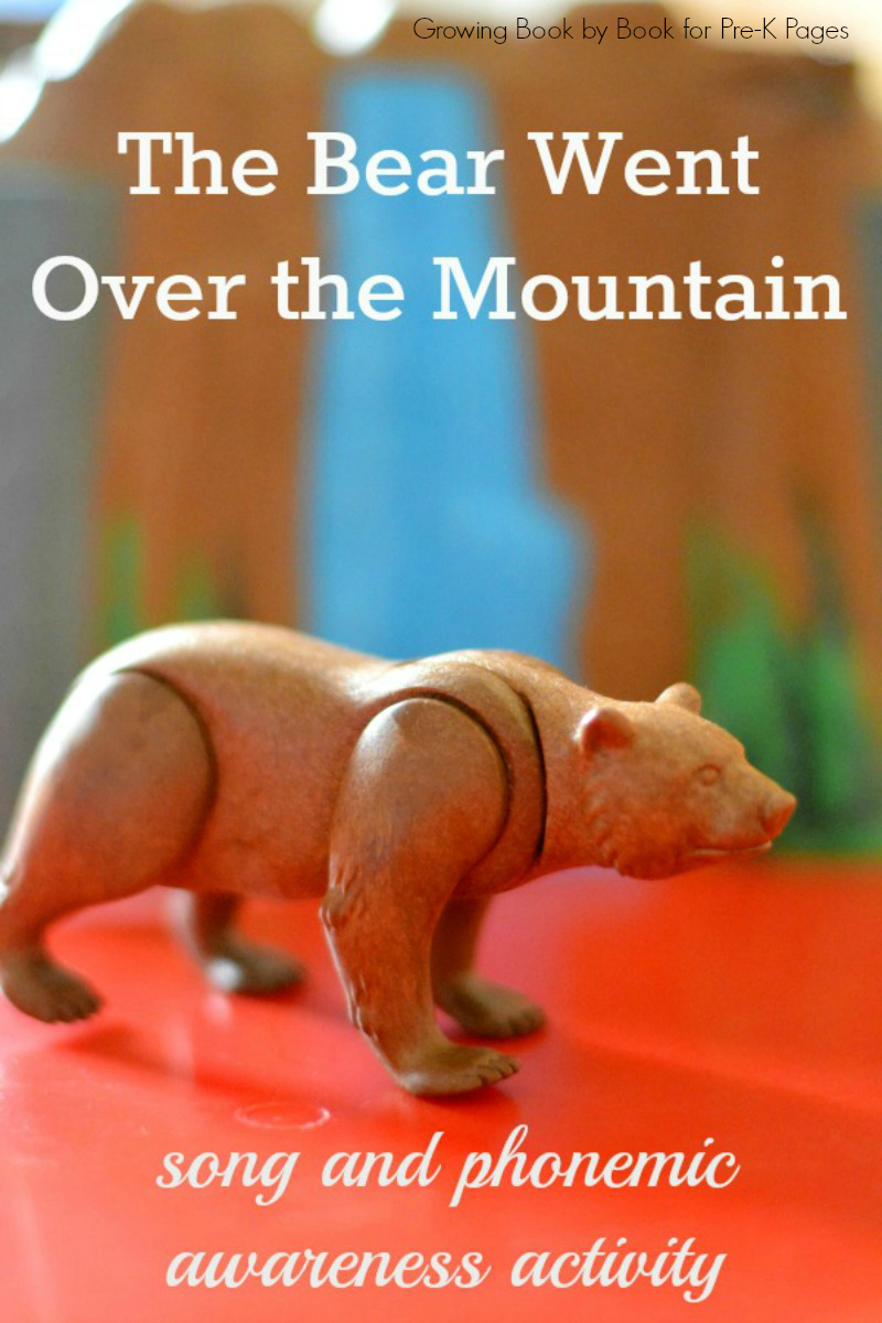 the bear went over the mountain phonological awareness activity