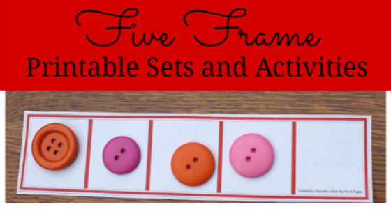 Five Frame activities math