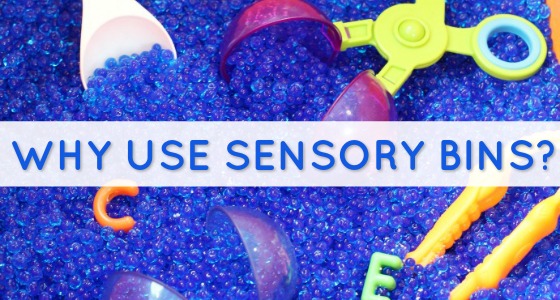why use sensory bins water beads