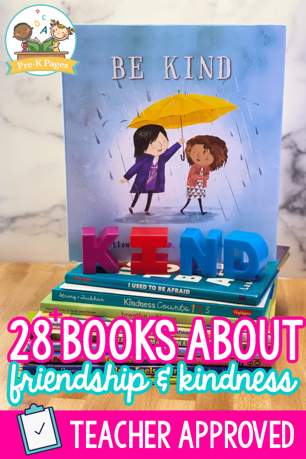 Kindness Book List for Preschool