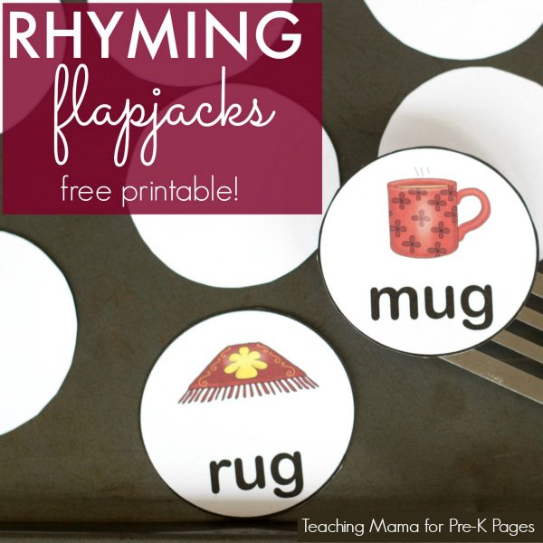 Rhyming activity for preschool