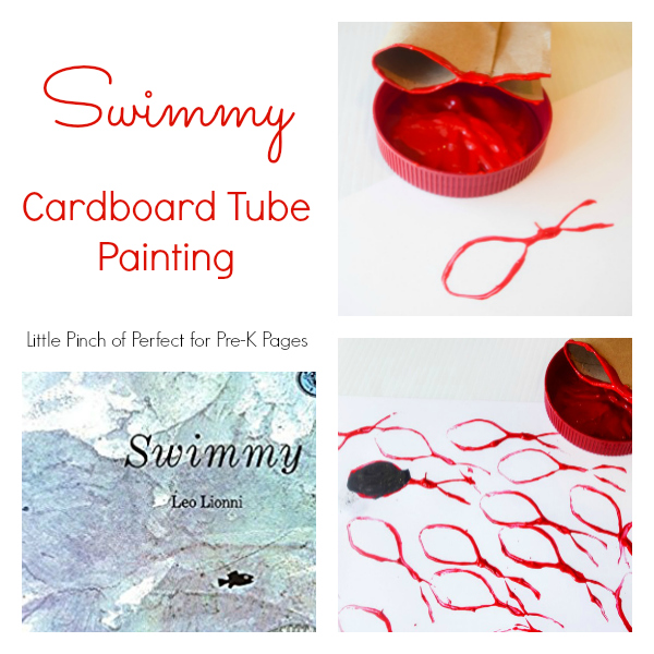 cardboard tube painting for preschool