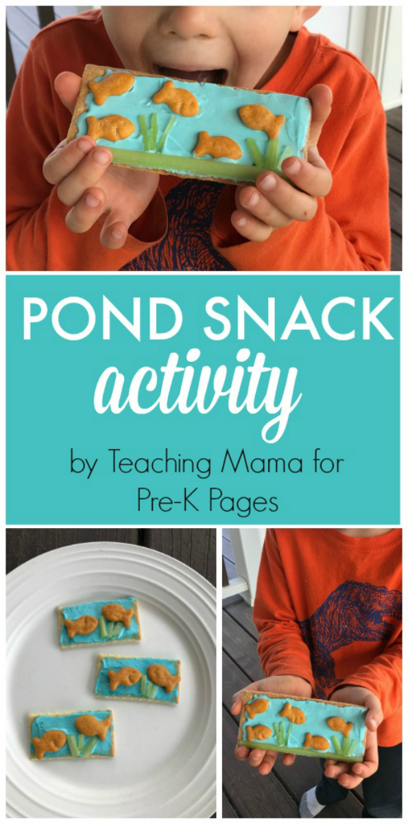 Pond Snack Activity for preschool