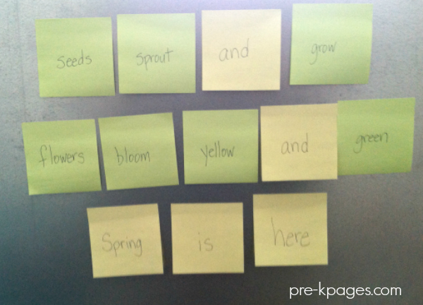 spring poem haiku kindergarten