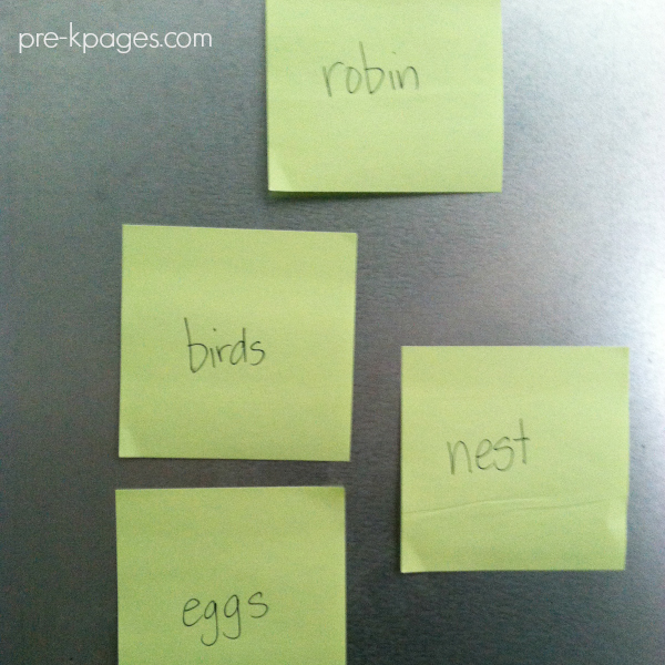 spring poem words preschool