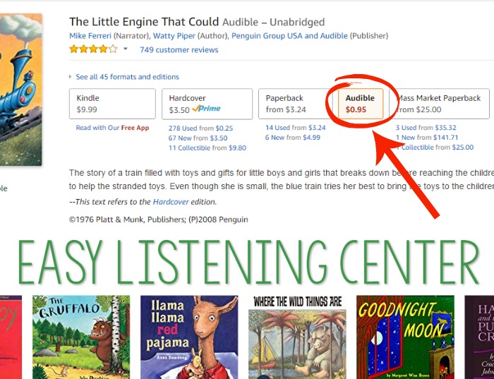 Amazon Audible Listening Center