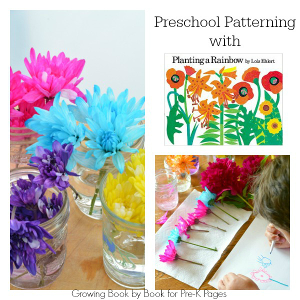 patterning flowers pre-k spring