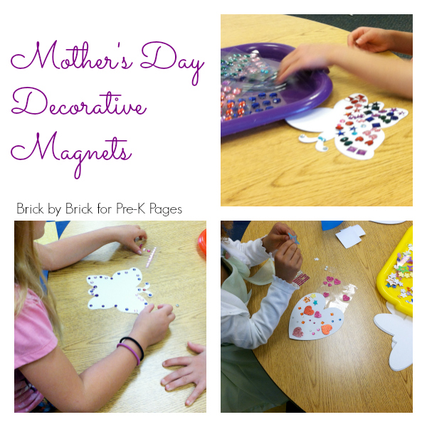 mothers day decorative magnets pre-k