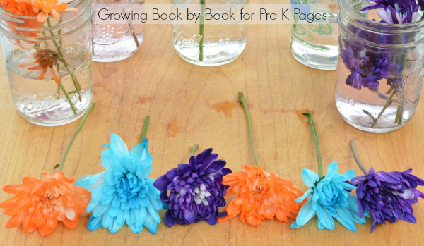 patterning with spring flowers math center