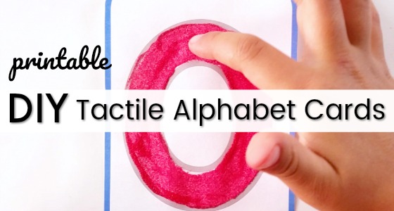 Tactile ABC Cards Printable
