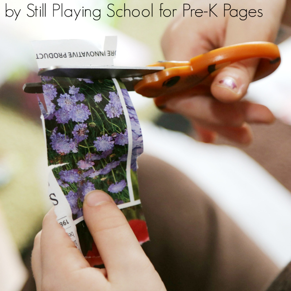 spring cutting scissors preschool