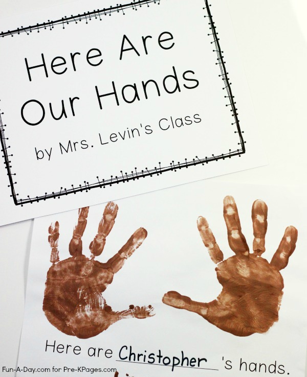 Homemade Preschool Class Book