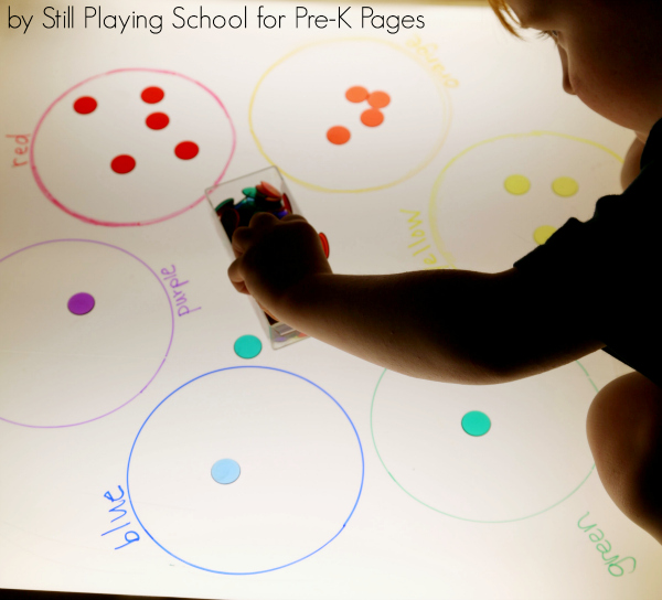 light table color activity