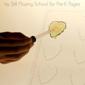 color mixing light table