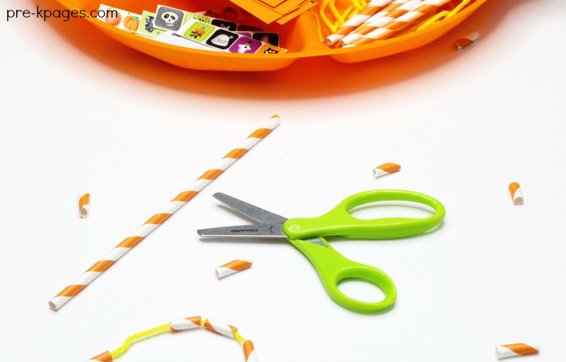 Halloween Cutting Practice Activity for Preschool