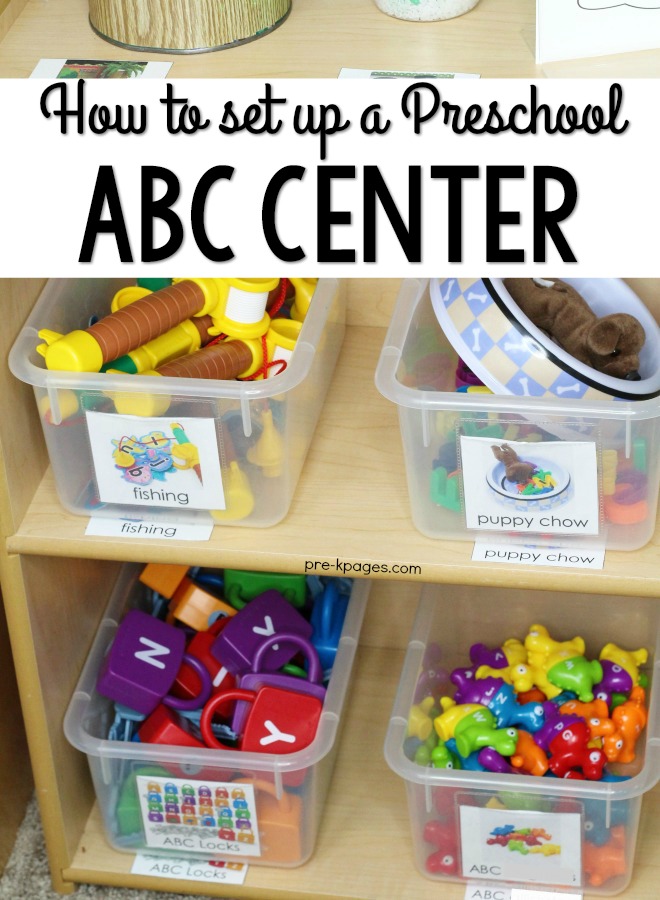 alphabet games group Preschool Alphabet Center to Your How Up Set Literacy