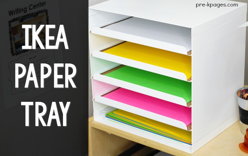 Ikea Kvissle Paper Tray Classroom Hack