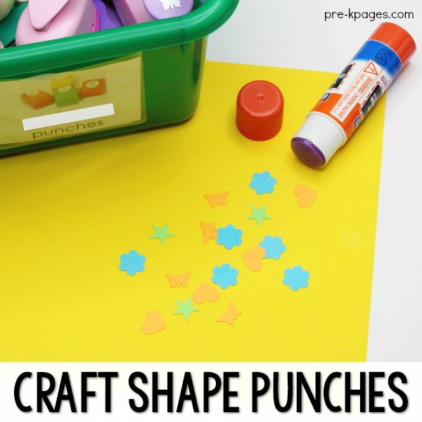 Preschool Art Center Glue Sticks