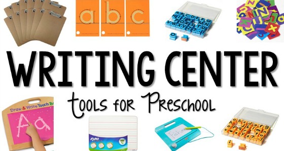 Writing Center Set Up Ideas and Supplies for Preschool
