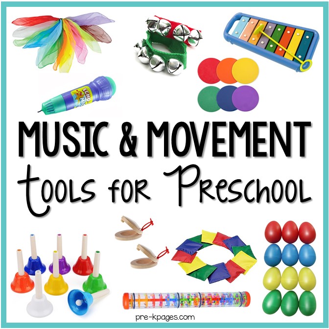 Music and Movement Tools and Toys for Preschool