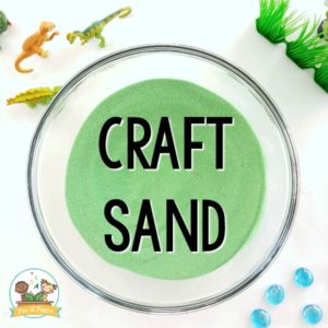 How to Make DIY Kinetic Sand for Sensory Bins - Pre-K Pages