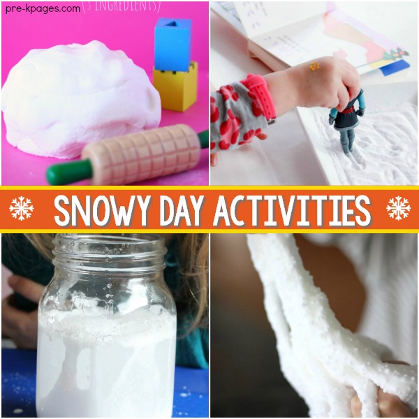 Preschool Activities Snowy Day