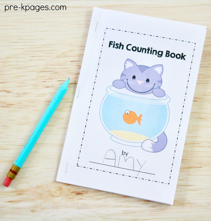 Printable Pet Theme Counting Book for Preschool