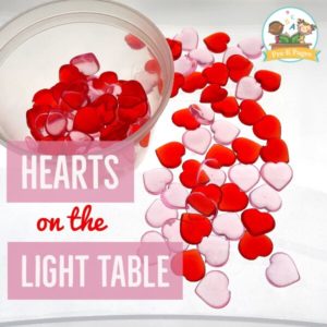 Valentine's Day Light Table Activities - Pre-K Pages