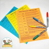 Preschool Daily Schedule Examples