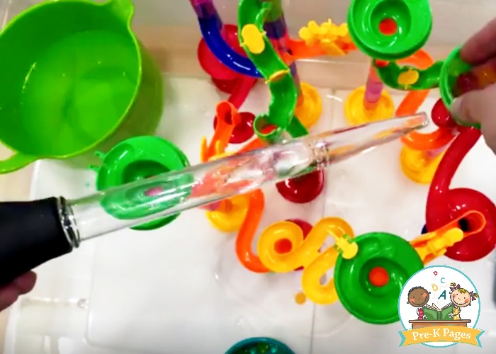 Turkey Baster Water Play in Preschool
