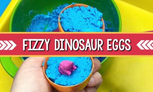 fizzy dinosaur eggs with vinegar