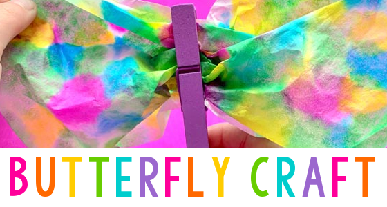 Coffee Filter Butterfly Craft