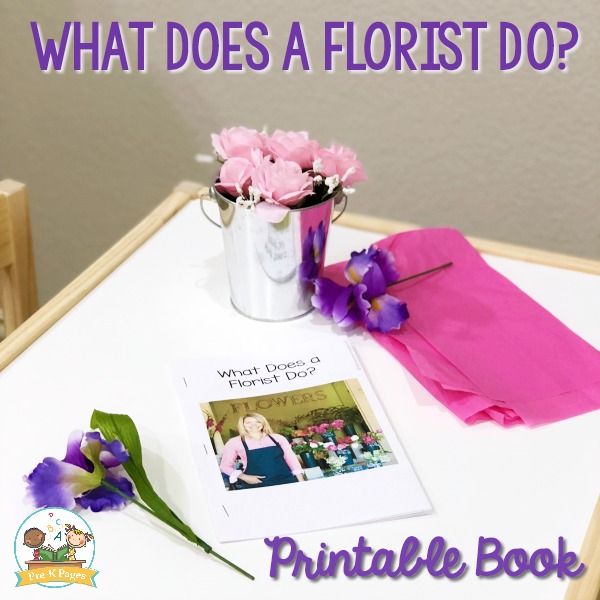 Flower Shop Printable Book