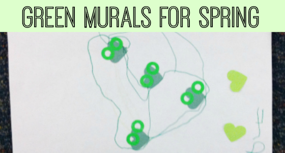 green murals for spring