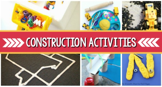 Construction Activities for preschoolers