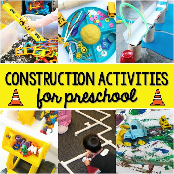 Construction Activities For Preschool - Pre-K Pages