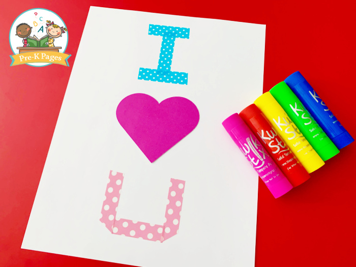 Tape Resist Paintings for Preschool Kids