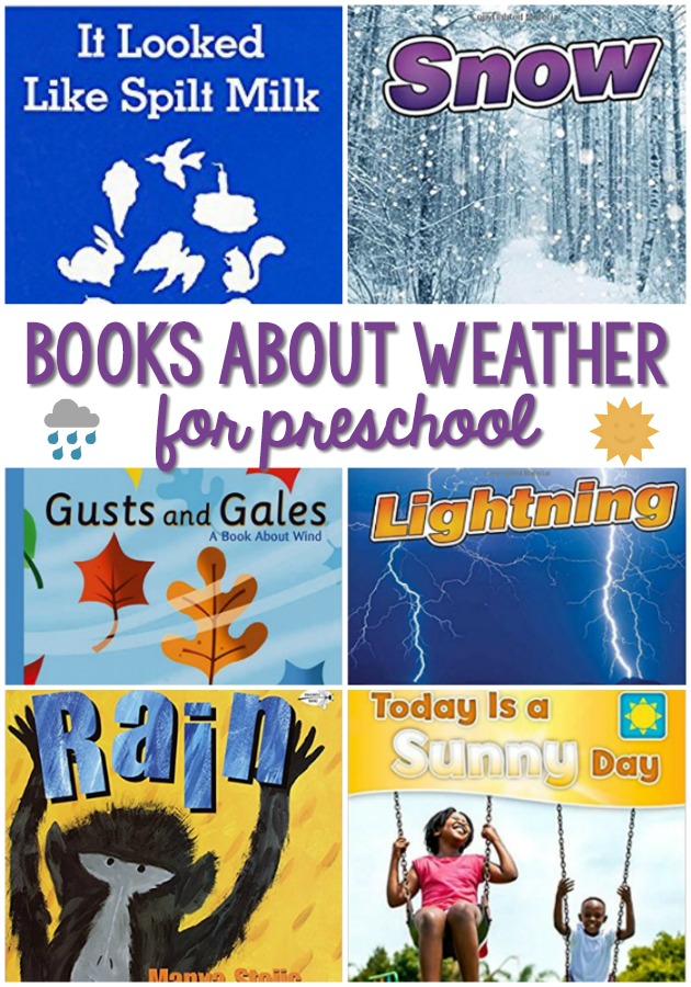 Weather Books for Preschoolers - Pre-K Pages