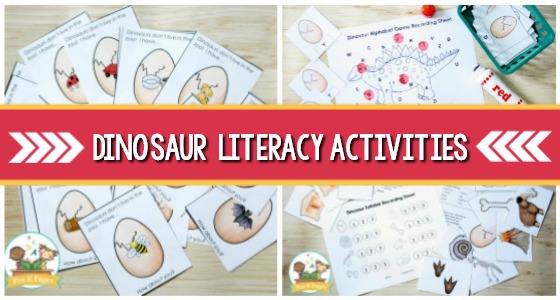 Dinosaur Literacy Activities For