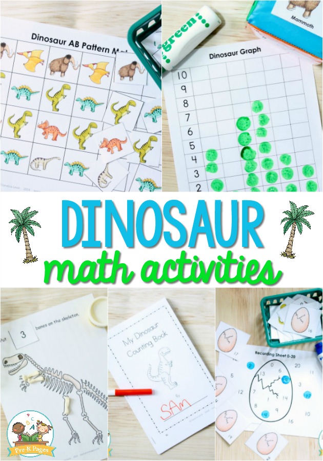 Dinosaur Math Activities for Preschool